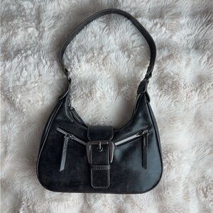Y2k Vintage Black Shoulder Clutch Bag